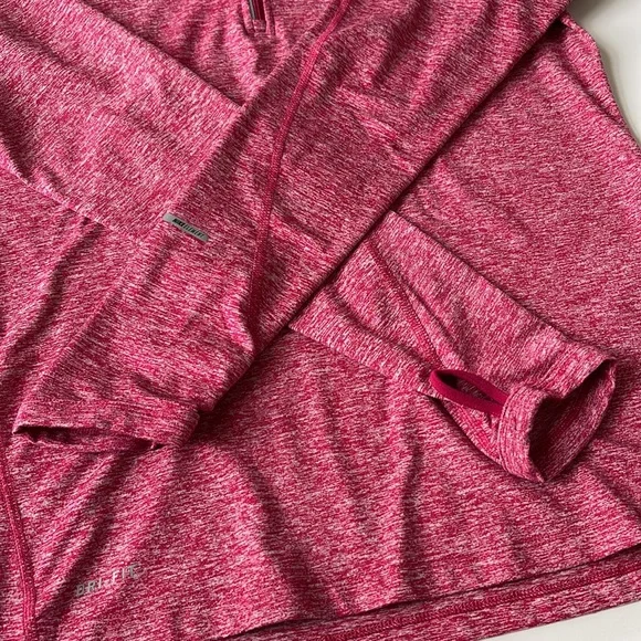 Nike Element Dri-Fit Red Marbled Running Top - Picture 2 of 5